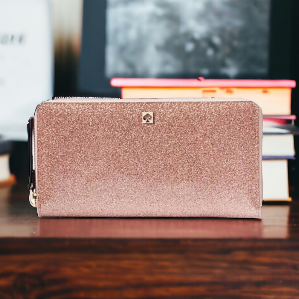 Rose Gold Kate Spade Mavis Street Wallet